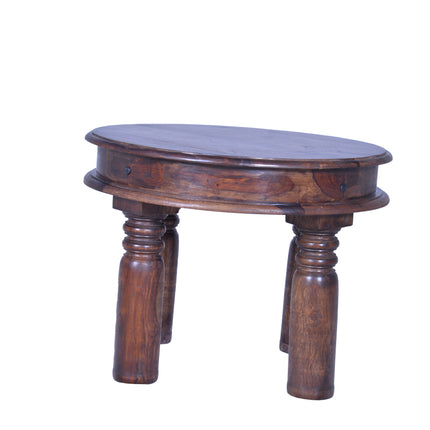 SHEESHAM WOOD TAKHAT C0FFEE TABLE ROUND