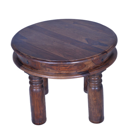 SHEESHAM WOOD TAKHAT C0FFEE TABLE ROUND